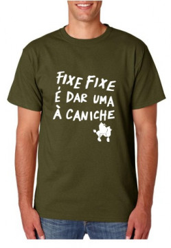 T-shirt - Fixe Fixe é Dar Uma Á Caniche