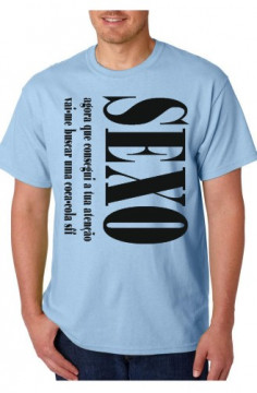 T-shirt - SEXO, agora que chamei a tua atenção vai me buscar uma Coca-Cola sff