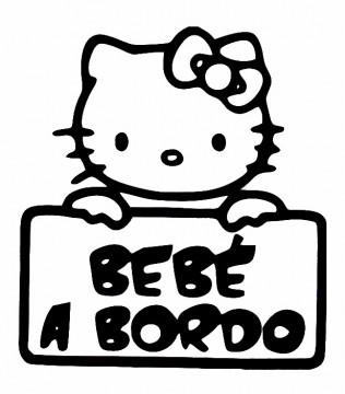 Autocolante - Bebé a bordo