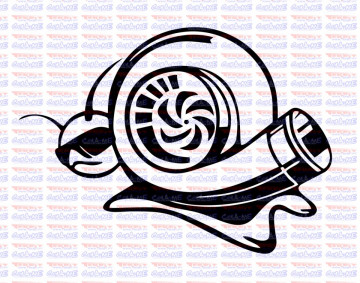 Autocolante - Caracol Turbo