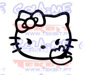 Autocolante - Hello Kitty