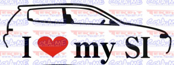 Autocolante - I love my SI