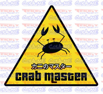Autocolante Impresso - Crab Master