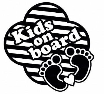 Autocolante - Kids on Board