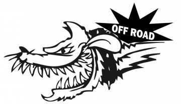 Autocolante - Lobo Off Road