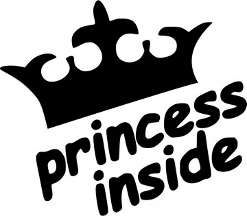 Autocolante - Princess inside