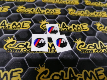 Autocolante Resinado 3D para ///M- 10mm 1 unidade