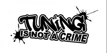 Autocolante - Tuning Is Not A Crime