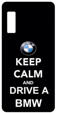 Capa de telemóvel com Keep Calm and Drive a BMW