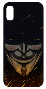 Capa de telemóvel com V For Vendetta