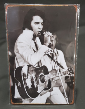 Chapa decorativa com Elvis
