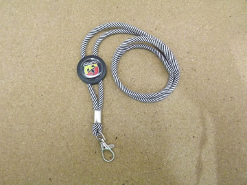 Fita Porta Chaves (lanyard) de Pescoço Ajustável para Fiat Abarth