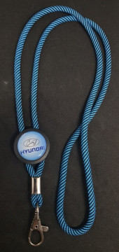 Fita Porta Chaves (lanyard) de Pescoço Ajustável para Hyundai