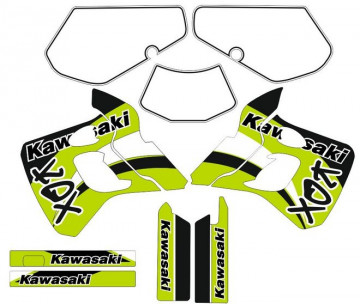 Kit Autocolantes Para Kawasaki KDX 250