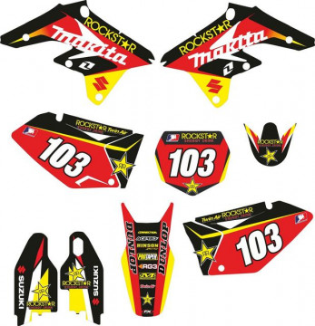 Kit Autocolantes Para Suzuki RMZ 250 07-09