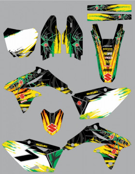 Kit Autocolantes Para Suzuki RMZ 450 08-17