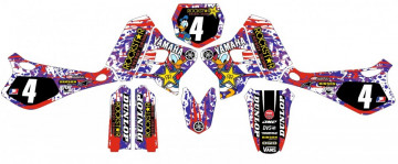 Kit Autocolantes Para Yamaha Wr 250 95-96