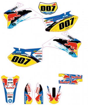 Kit Autocolantes Para YAMAHA WRF 450 07-11