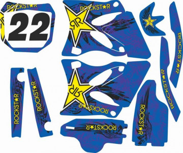 Kit Autocolantes Para Yamaha YZ 125 / 250 02-07