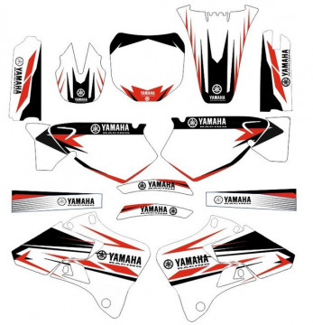 Kit Autocolantes Para YAMAHA YZ / WR 125 / 250 96-01