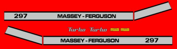 Kit de Autocolantes para Massey Ferguson 297
