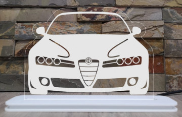 Moldura / Candeeiro com luz de presença - Alfa Romeo 159