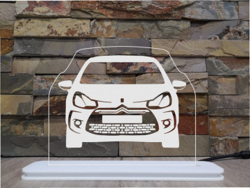 Moldura / Candeeiro com luz de presença - Citroen DS3 2017