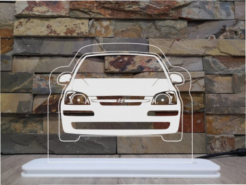 Moldura / Candeeiro com luz de presença - Hyundai getz