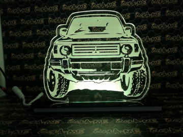 Moldura / Candeeiro com luz de presença - Mitsubishi Pajero