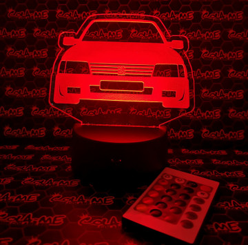 Moldura / Candeeiro com luz de presença - Peugeot 205