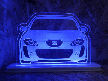 Moldura / Candeeiro com luz de presença - Seat Leon 1P