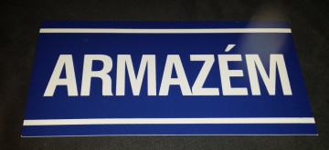 Placa PVC - Armazém