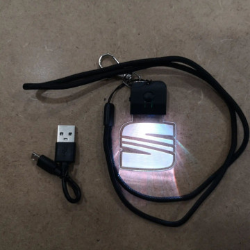 Porta Chaves com luz Multicor com Seat