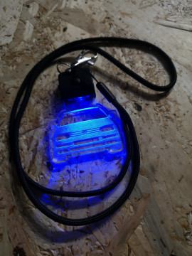 Porta Chaves com luz Multicor com Volkswagen Golf 3 / III