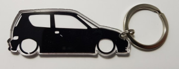 Porta Chaves de Acrílico com silhueta de Fiat Seicento