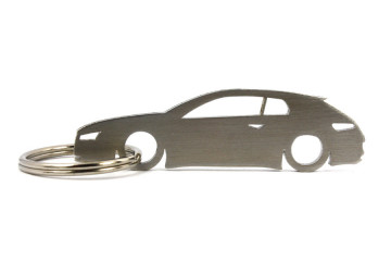 Porta Chaves em inox com silhueta com Alfa Romeo Brera