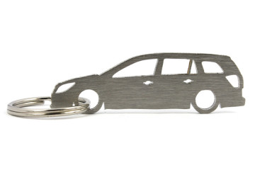 Porta Chaves em inox com silhueta com Opel Astra H wagon