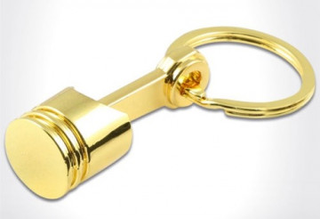 Porta Chaves -Mini - Pistão - Dourado