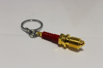 Porta Chaves - Vela Dourado/Vermelho