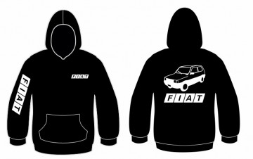 Sweatshirt com capuz para Fiat Panda