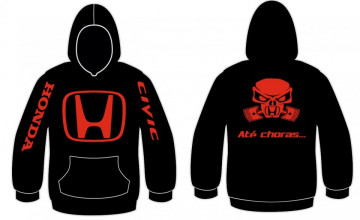 Sweatshirt com capuz para Honda Civic