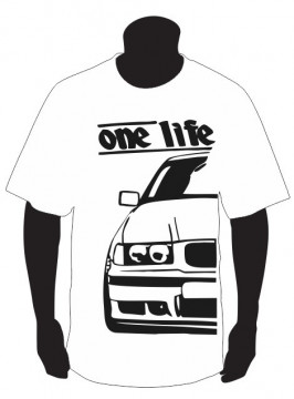 T-shirt para BMW E36 One Life