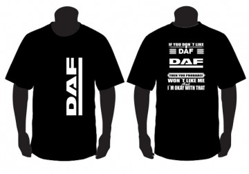 T-shirt para " If you don't like scania " DAF