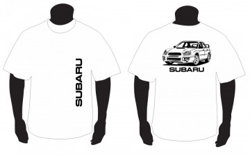 T-shirt para subaru impreza wrx sti