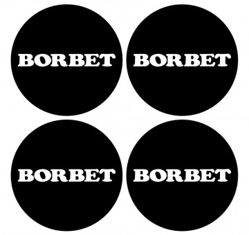 4 Autocolantes Para Centros de Jantes para Borbet