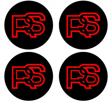4 Autocolantes Para Centros de Jantes para RS