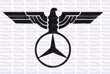 Autocolante - Águia Mercedes - Benz
