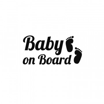 Autocolante - Baby on board