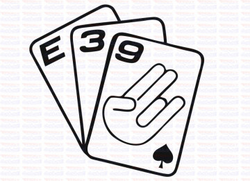 Autocolante - Cartas E39