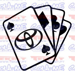 Autocolante- Cartas Toyota